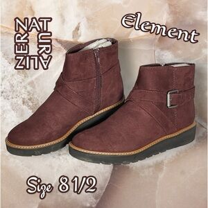 NATURALIZER Women’s Element Ankle Boots Reddish Brown Size 8.5
